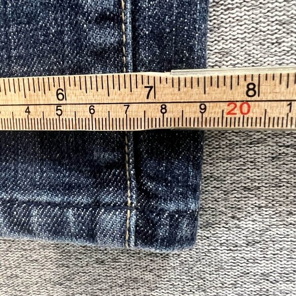 Seven7 Jeans Women 32 Blue Cropped Medium Wash Mid Rise Denim Cotton Casual - Picture 10 of 16